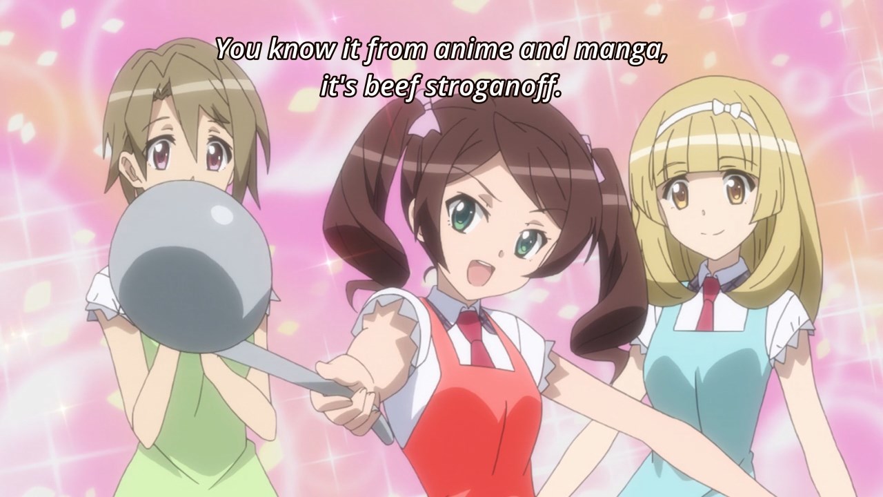 You know it from anime and manga, it's beef stroganoff.